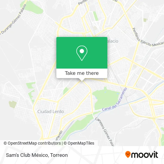 Sam's Club México map