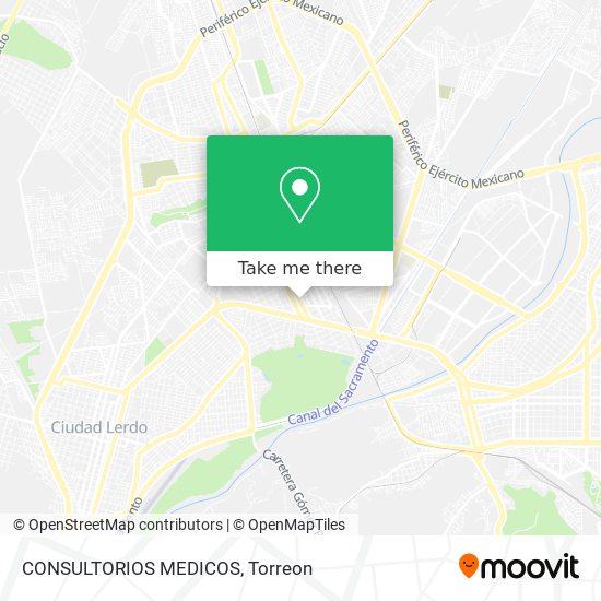 Mapa de CONSULTORIOS MEDICOS