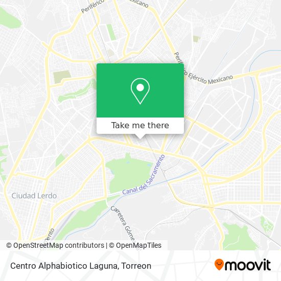 Centro Alphabiotico Laguna map
