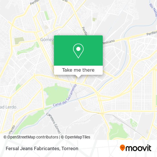 Fersal Jeans Fabricantes map