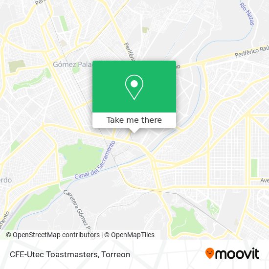 Mapa de CFE-Utec Toastmasters