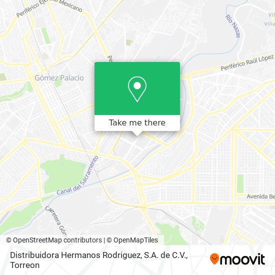 Distribuidora Hermanos Rodriguez, S.A. de C.V. map