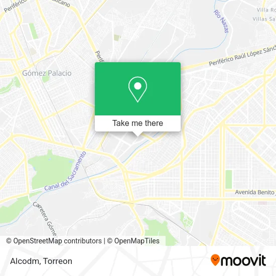 Alcodm map