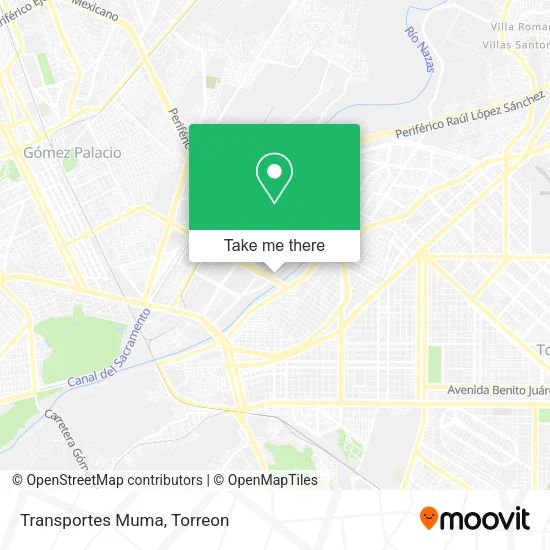 Transportes Muma map