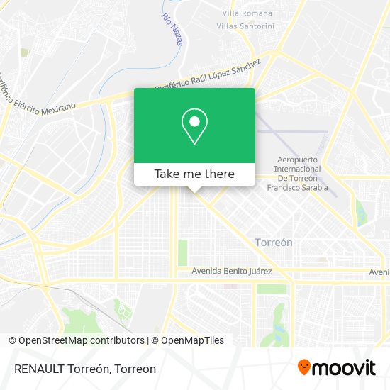 Mapa de RENAULT Torreón