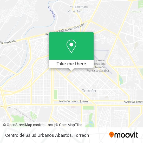 Centro de Salud Urbanos Abastos map