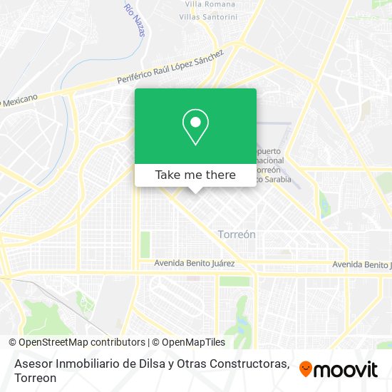 Asesor Inmobiliario de Dilsa y Otras Constructoras map