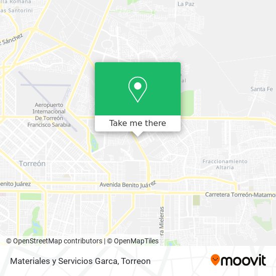 Materiales y Servicios Garca map