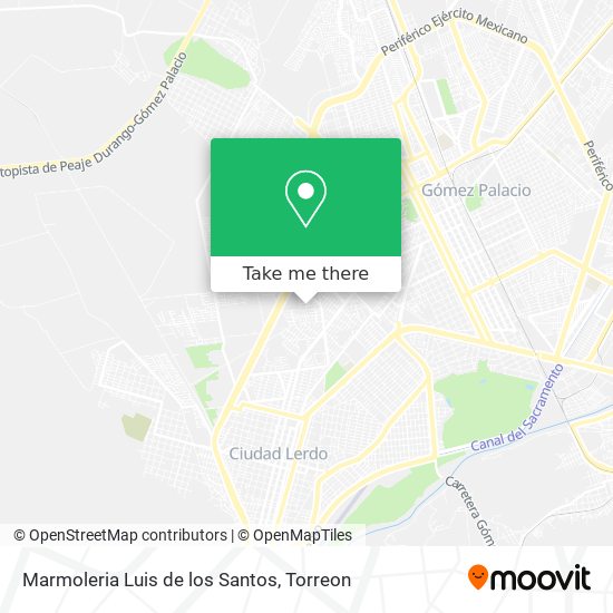 Mapa de Marmoleria Luis de los Santos