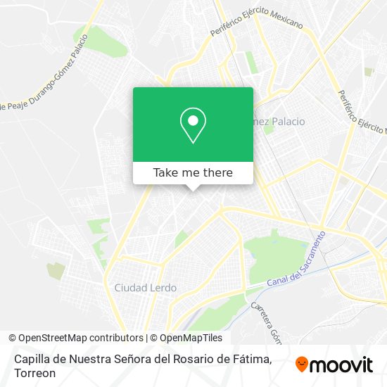 Capilla de Nuestra Señora del Rosario de Fátima map