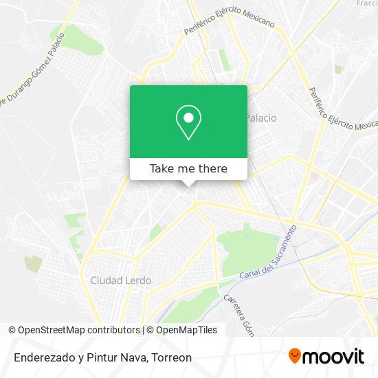 Mapa de Enderezado y Pintur Nava