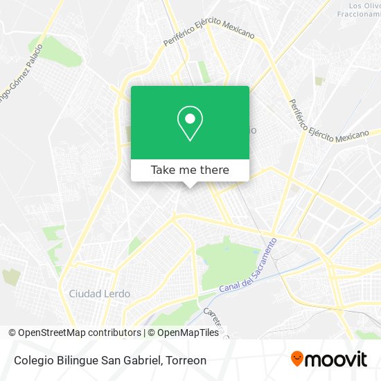 Colegio Bilingue San Gabriel map