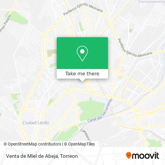 Venta de Miel de Abeja map