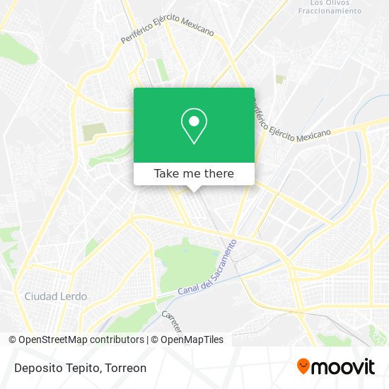 Mapa de Deposito Tepito