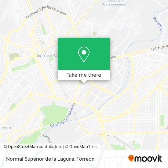 Normal Superior de la Laguna map