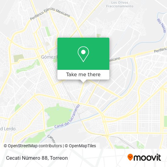 Mapa de Cecati Número 88