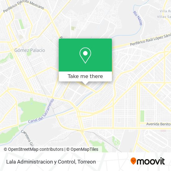Lala Administracion y Control map