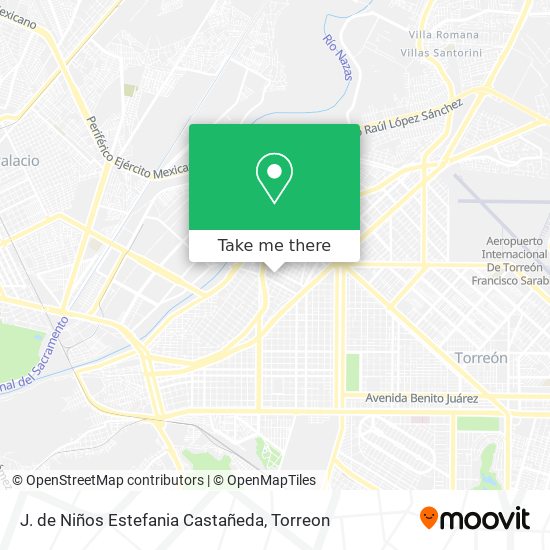 J. de Niños Estefania Castañeda map