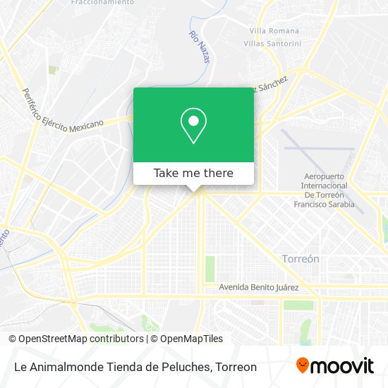 Mapa de Le Animalmonde Tienda de Peluches