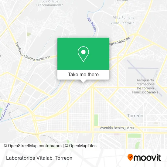 Laboratorios Vitalab map