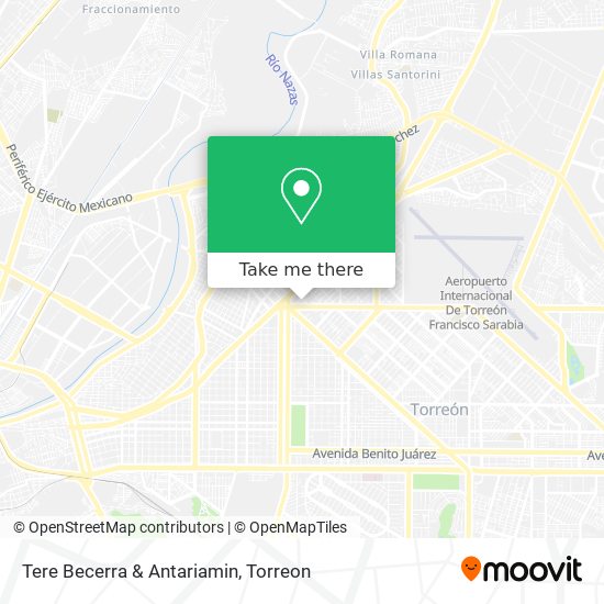 Tere Becerra & Antariamin map