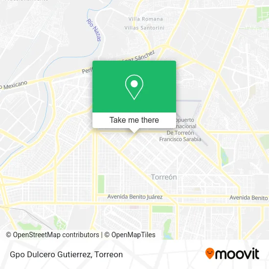 Gpo Dulcero Gutierrez map