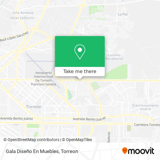 Gala Diseño En Muebles map