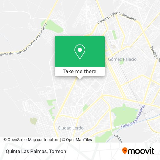 Mapa de Quinta Las Palmas