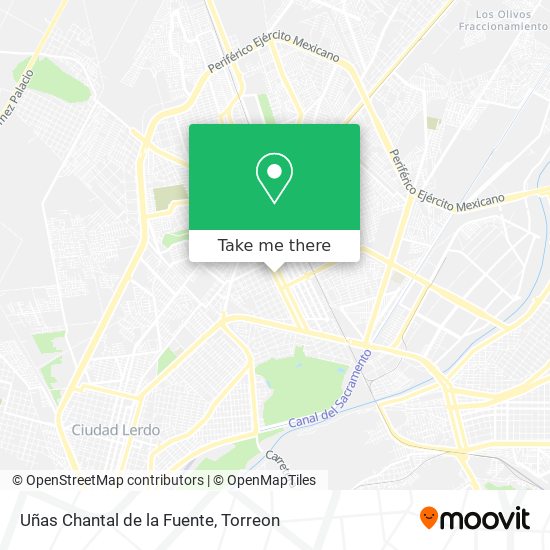 Uñas Chantal de la Fuente map