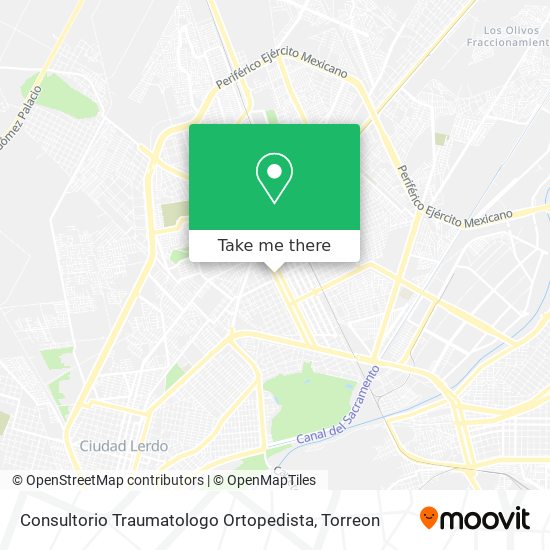 Consultorio Traumatologo Ortopedista map