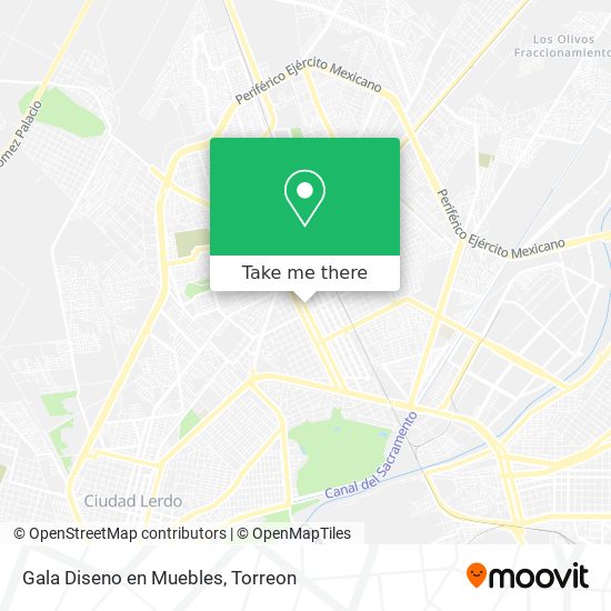 Mapa de Gala Diseno en Muebles