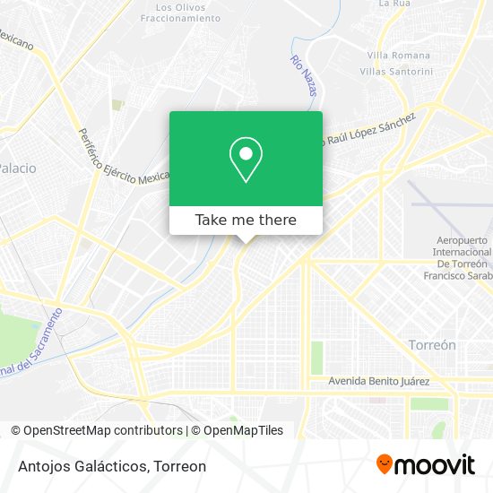 Antojos Galácticos map