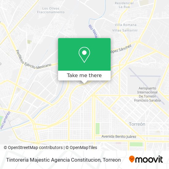 Tintoreria Majestic Agencia Constitucion map