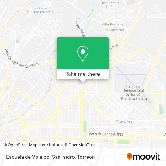 Escuela de Voleibol San Isidro map