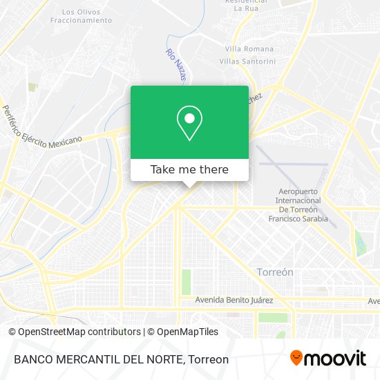BANCO MERCANTIL DEL NORTE map