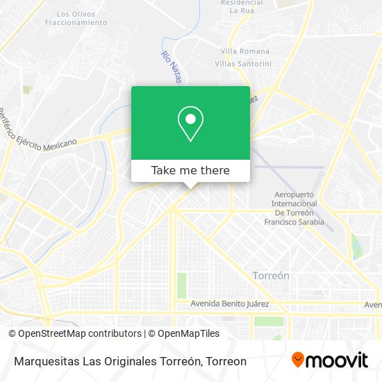 Marquesitas Las Originales Torreón map