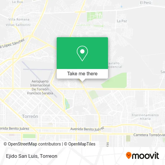Mapa de Ejido San Luis