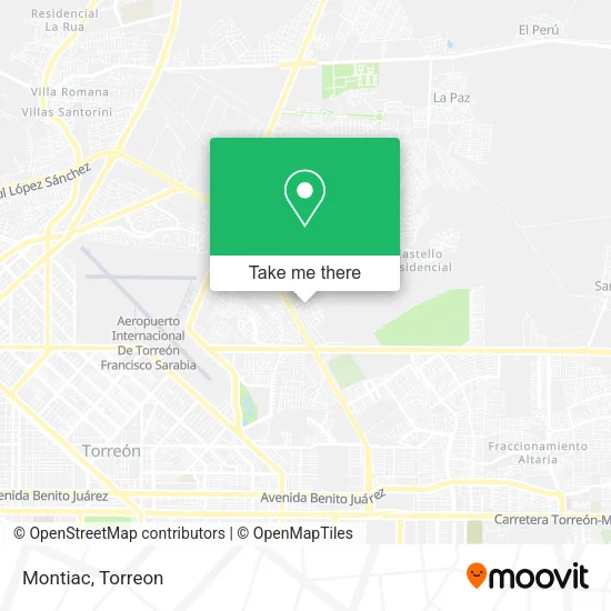 Montiac map