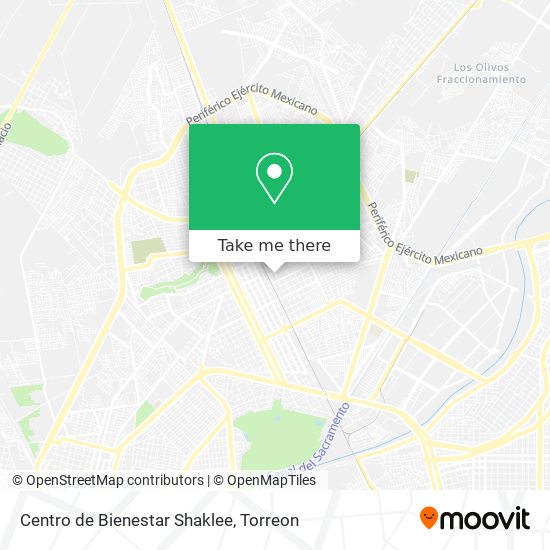 Centro de Bienestar Shaklee map