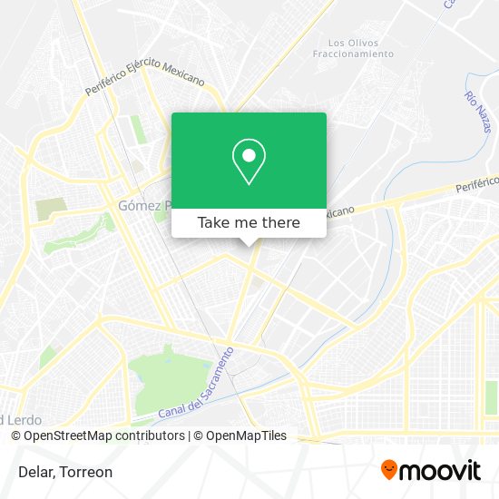 Mapa de Delar