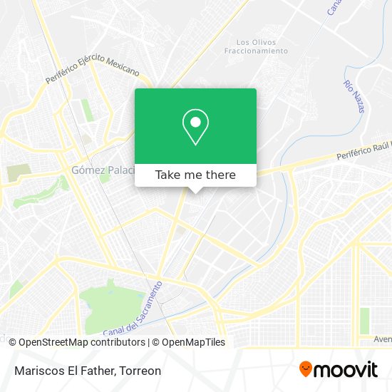 Mapa de Mariscos El Father