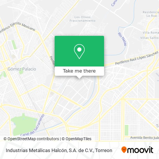 Industrias Metálicas Halcón, S.A. de C.V. map
