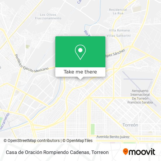Mapa de Casa de Oración Rompiendo Cadenas
