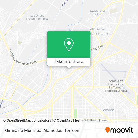 Gimnasio Municipal Alamedas map