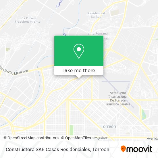 Constructora SAE Casas Residenciales map