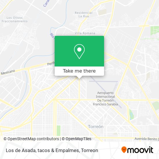 Los de Asada, tacos & Empalmes map