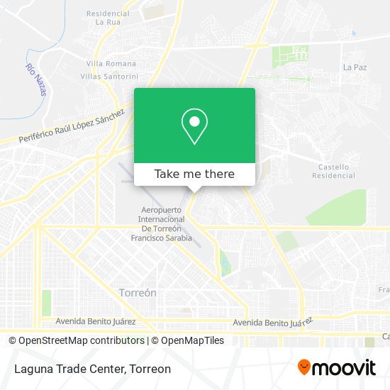 Laguna Trade Center map