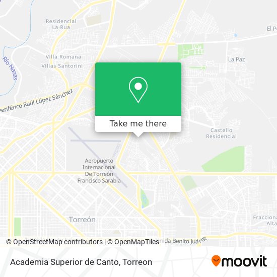 Academia Superior de Canto map