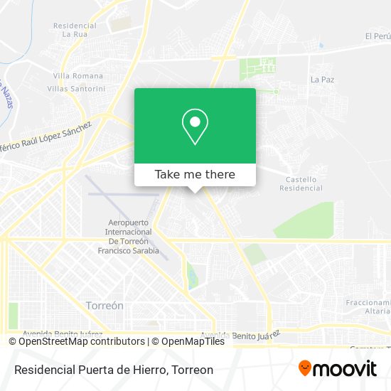 Residencial Puerta de Hierro map