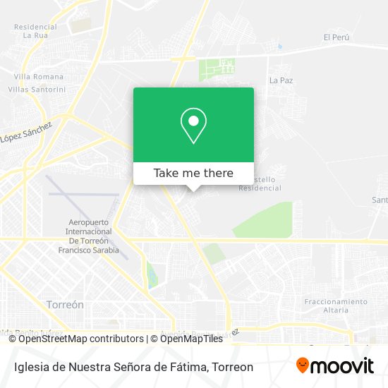 Iglesia de Nuestra Señora de Fátima map